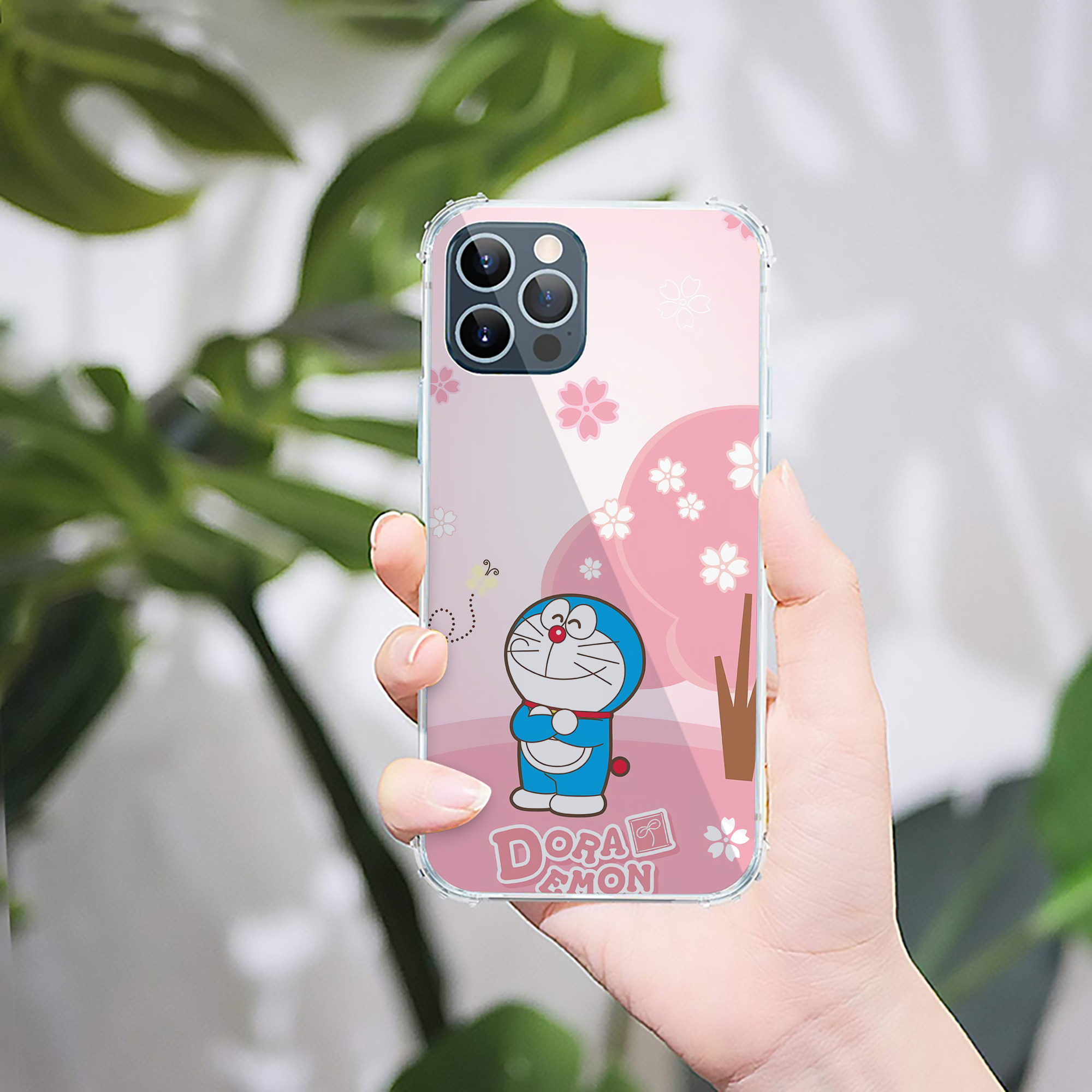 （画像用） ドラえもん Doraemon 【iPhone 12シリーズ対応】透明スマホケース（クリアソフトケース）